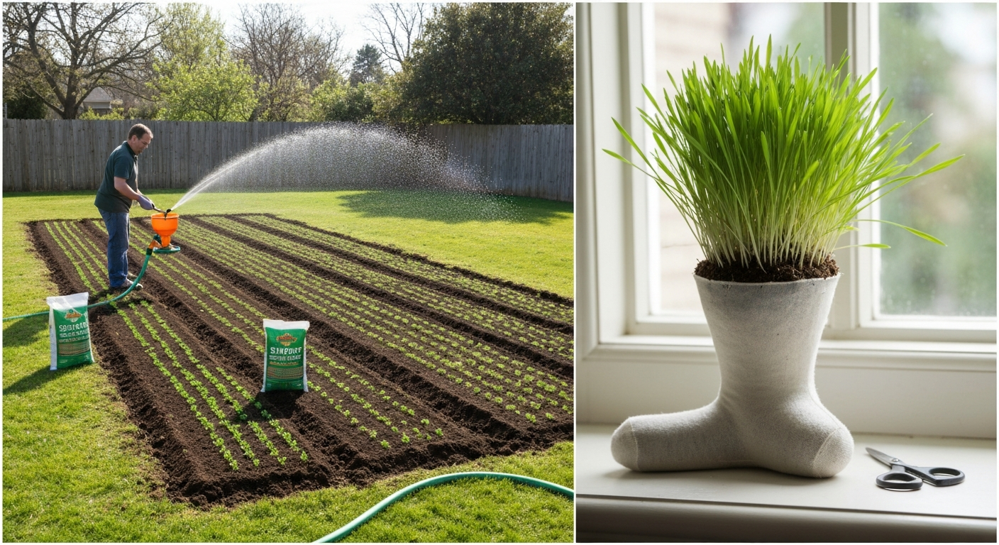how to grow grass head