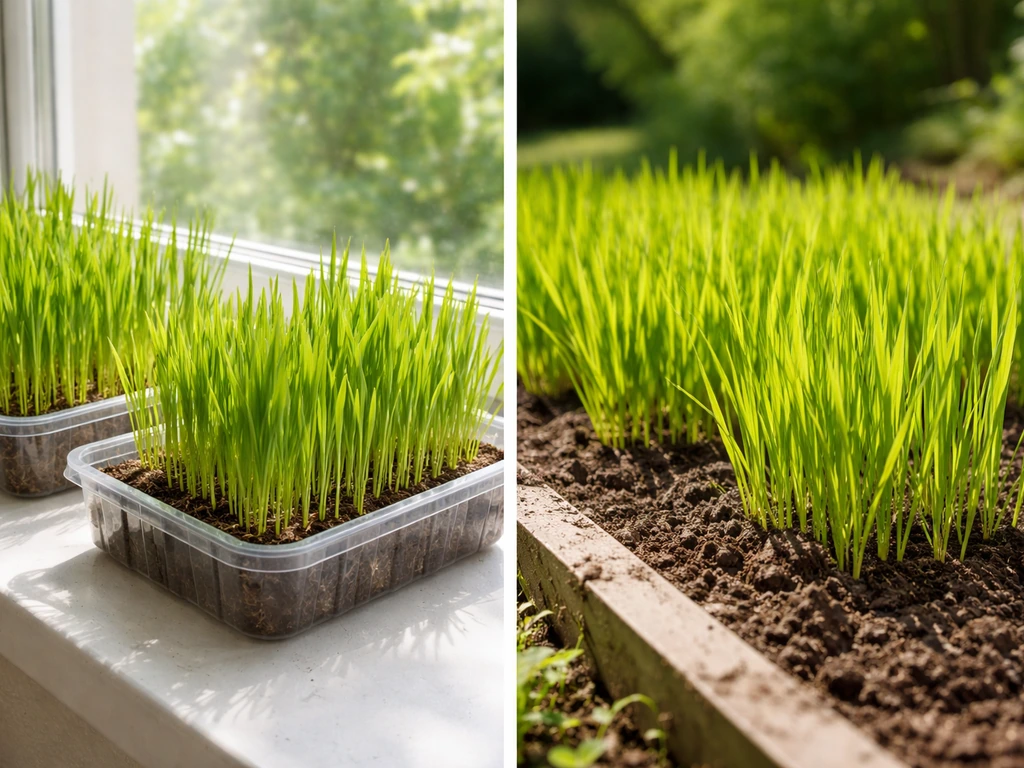 How to Grow Cat Grass From Seed Indoors and Outdoors